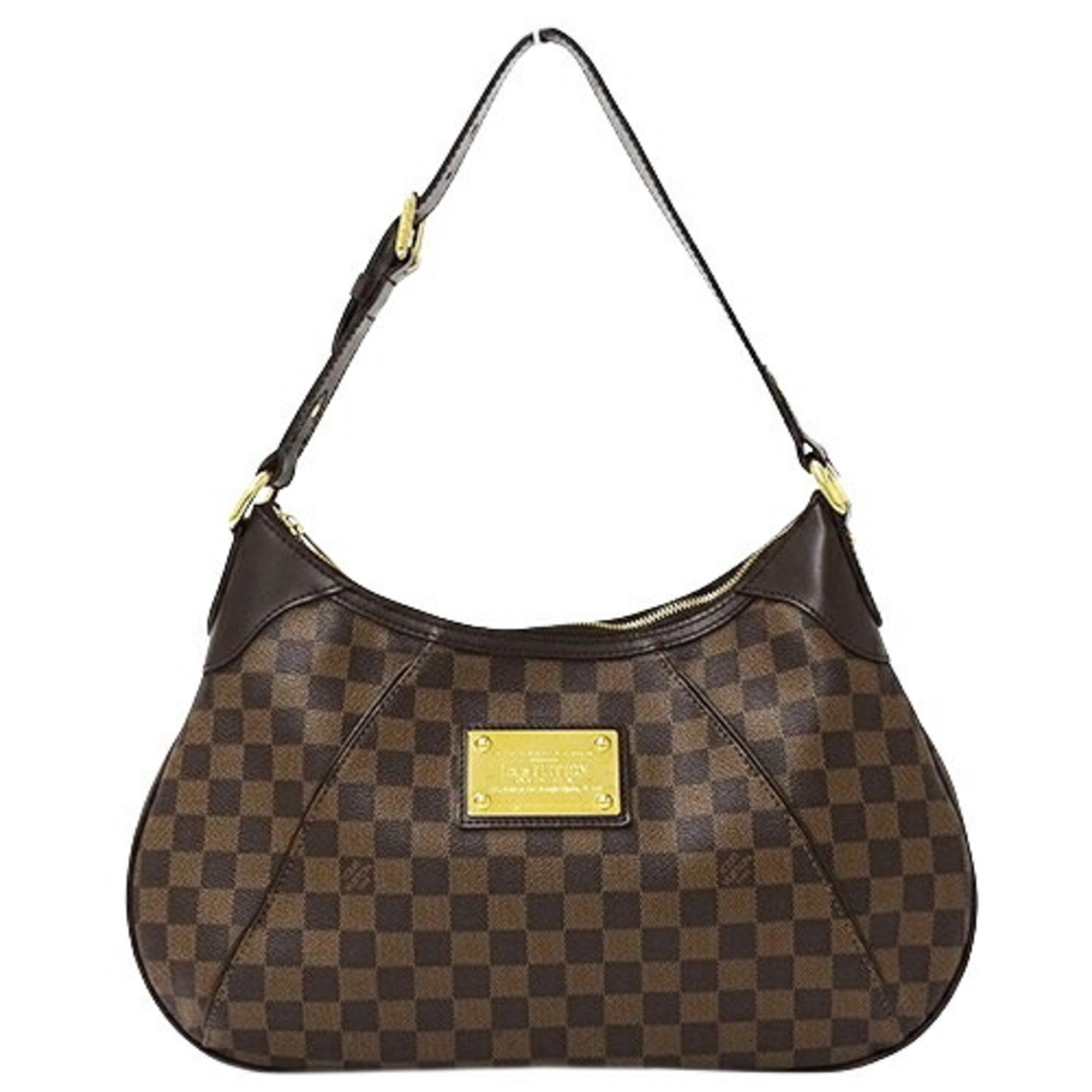 Louis Vuitton Damier Women's Shoulder Bag Thames GM N48181 Brown