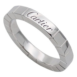 Cartier Ring for Women, 750WG Lanier, White Gold, #49, Size 9, Polished