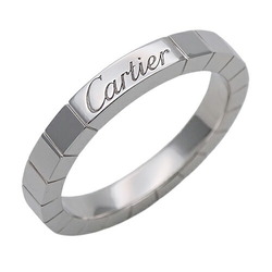 Cartier Ring for Women, 750WG Lanier, White Gold, #53, Size 13, Polished