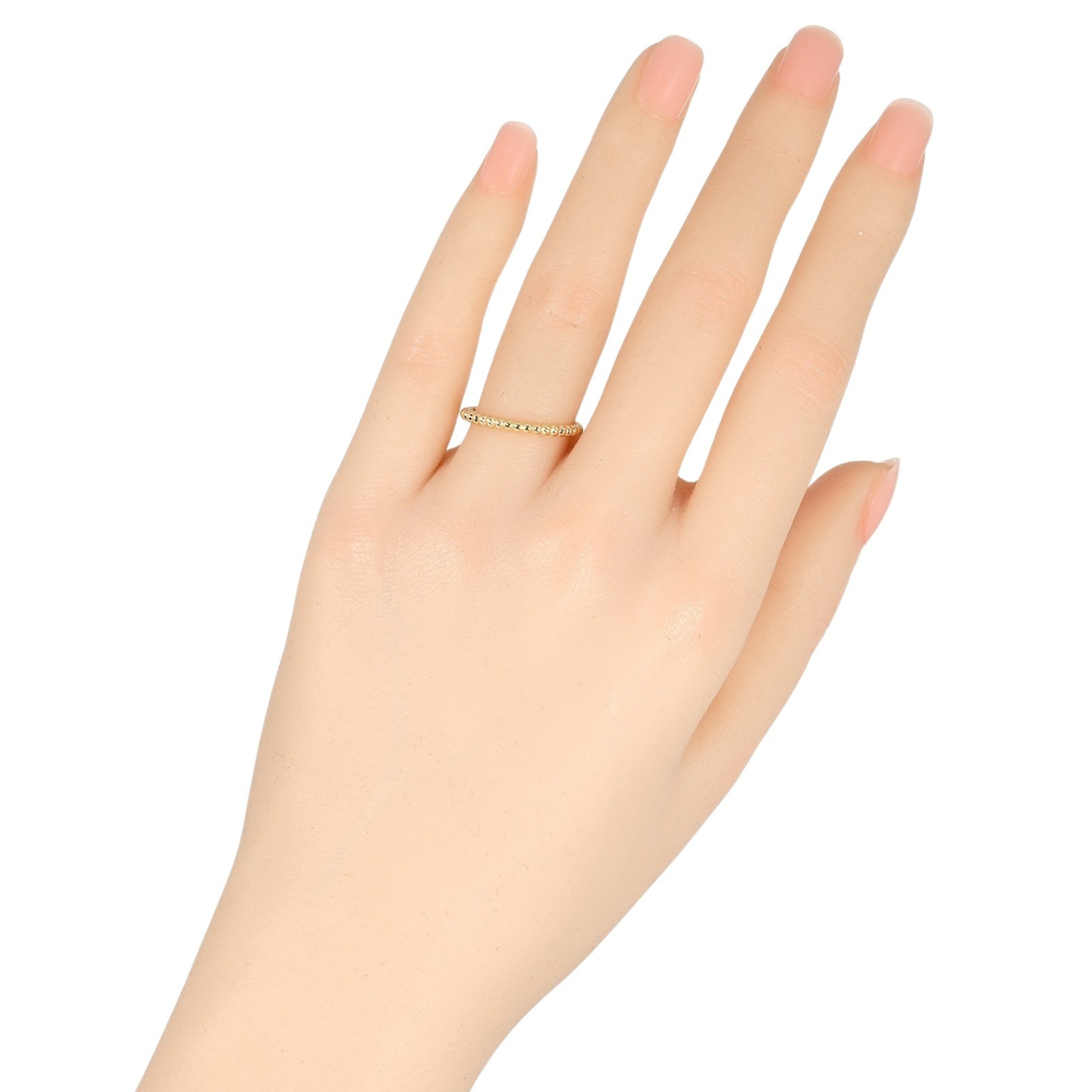Van Cleef & Arpels Perlée Small 11.5 Ring, K18 Yellow Gold, approx. 2.03g