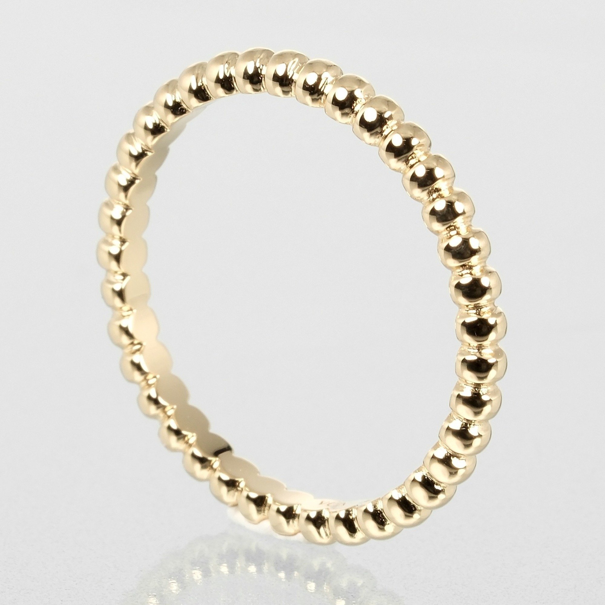 Van Cleef & Arpels Perlée Small 11.5 Ring, K18 Yellow Gold, approx. 2.03g