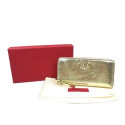 Valentino Garavani PW2P0P88CMC Leather Gold Round Long Wallet 0131Valentino