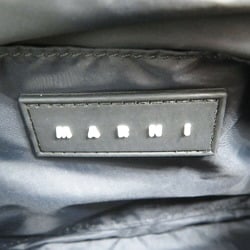 MARNI Check Nylon Yellow Black Shoulder Bag 0138MARNI
