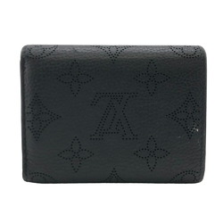 LOUIS VUITTON M62540 Iris XS Mahina Tri-fold Wallet Black Women's