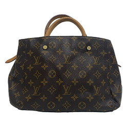 LOUIS VUITTON M41055 Montaigne BB Monogram Handbag Brown Women's