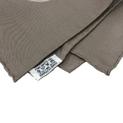 HERMES Hermes Carre 70 PLEASE CHECK IN Kelly bag pattern scarf muffler grey ladies
