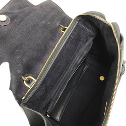 CELINE Belt Bag Shoulder Handbag Black Women's