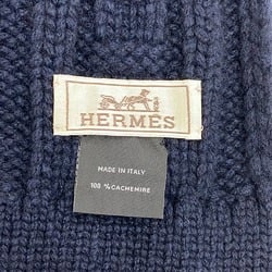 HERMES Chaine d'Ancre Scarf Navy Unisex