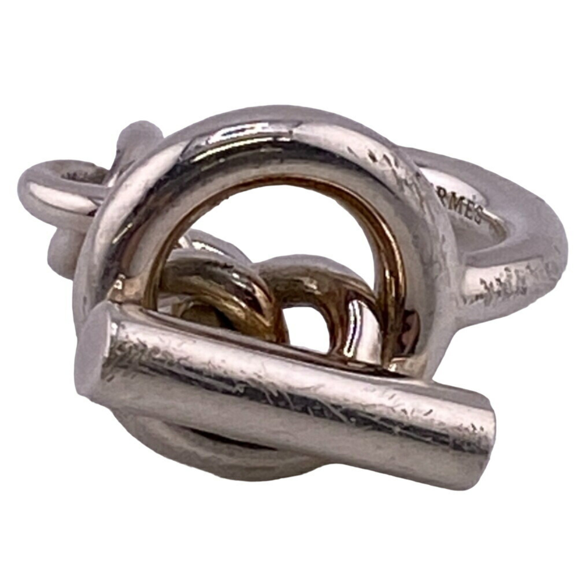 HERMES 21X386303 Croisette 52 925 14.3g Ring, Silver, Unisex