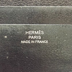 HERMES Hermes Bi-fold Twill Citizen Billfold Black Men's