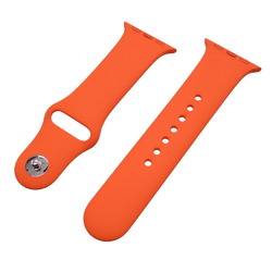 Hermes x Apple Watch Strap 40mm Size S/M Rubber Orange 0158HERMES