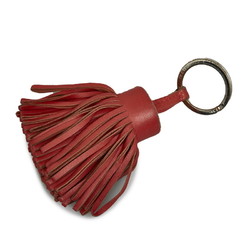 Hermes Carmen Amieumilo Keychain Red Lambskin Women's HERMES