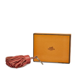 Hermes Carmen Amieumilo Keychain Red Lambskin Women's HERMES