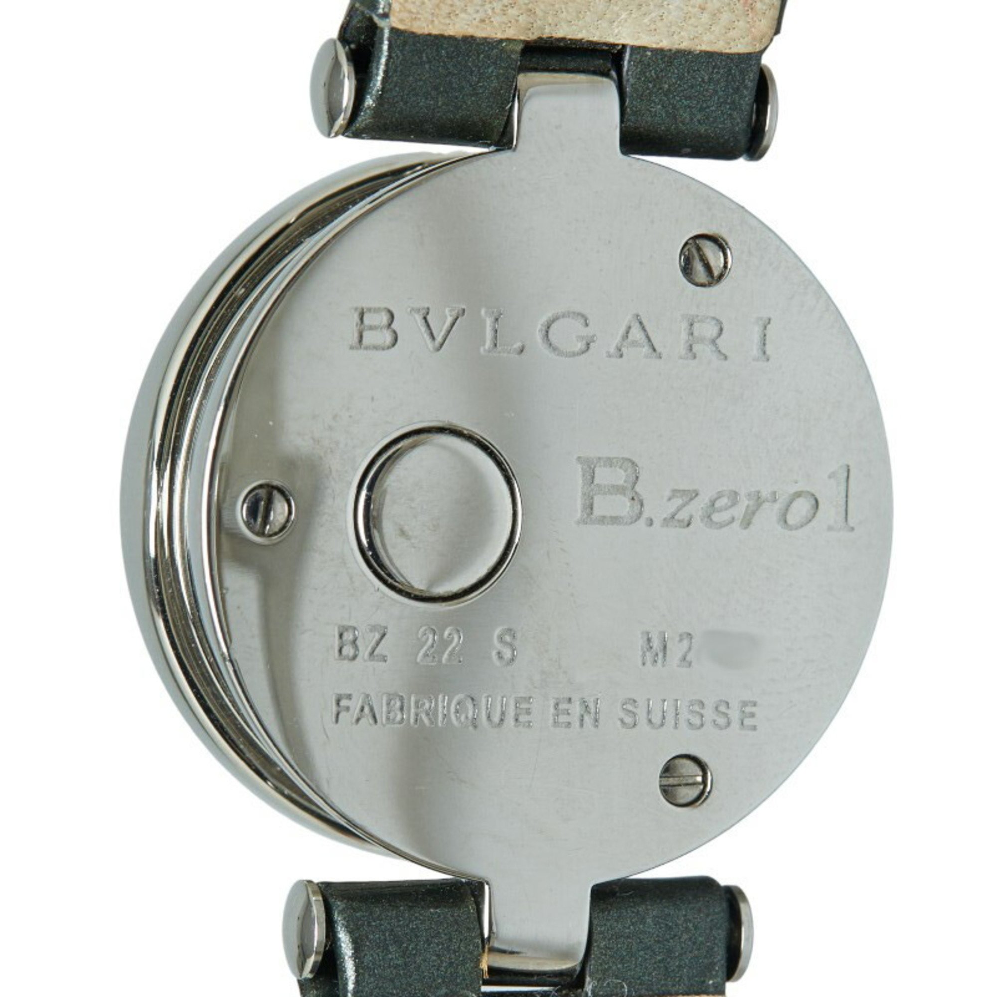 BVLGARI B.Zero1 Watch BZ22S Quartz Blue Shell Dial Stainless Steel Enamel Women's