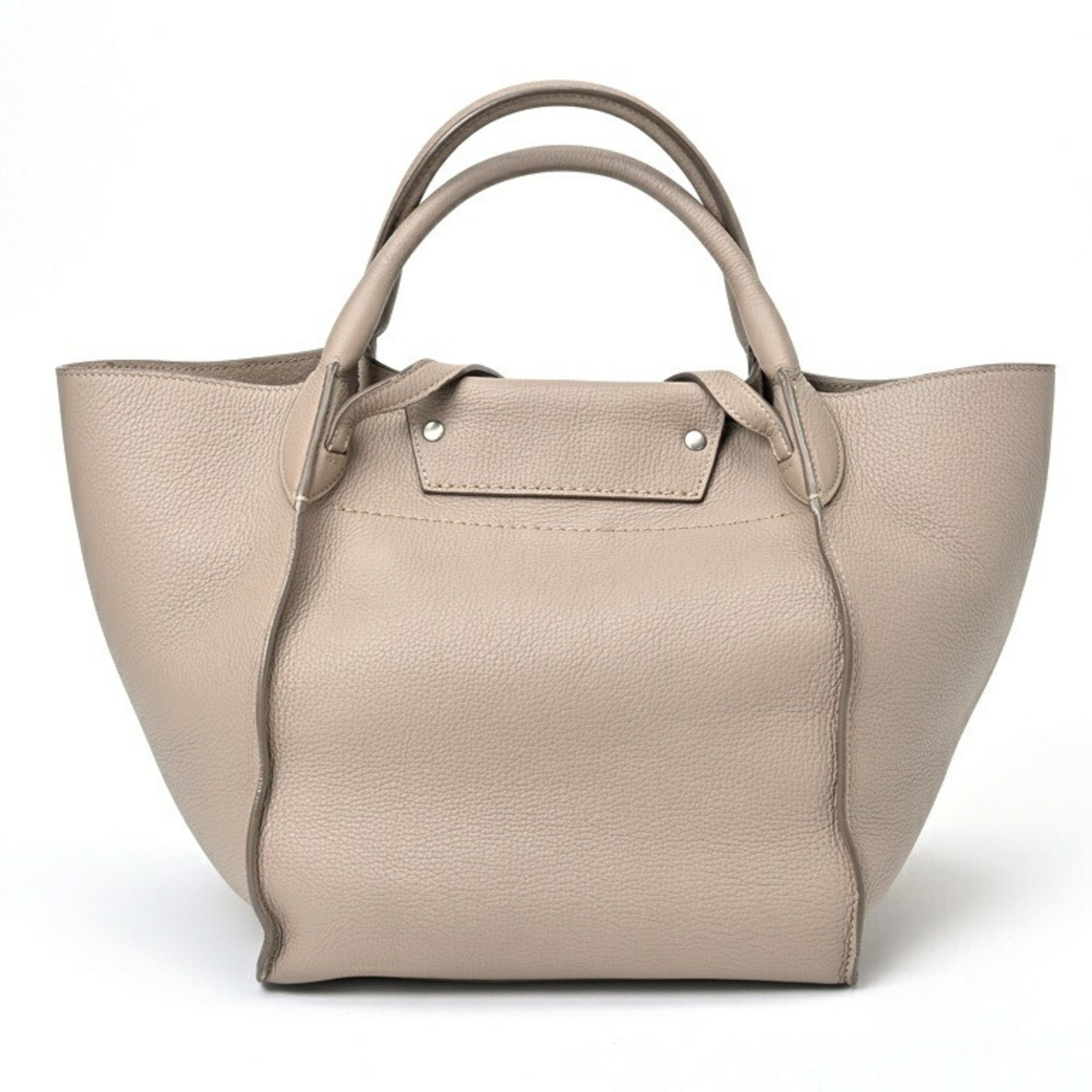 CELINE Big Bag Small 18931 Kataoshi Leather Greige E-155724