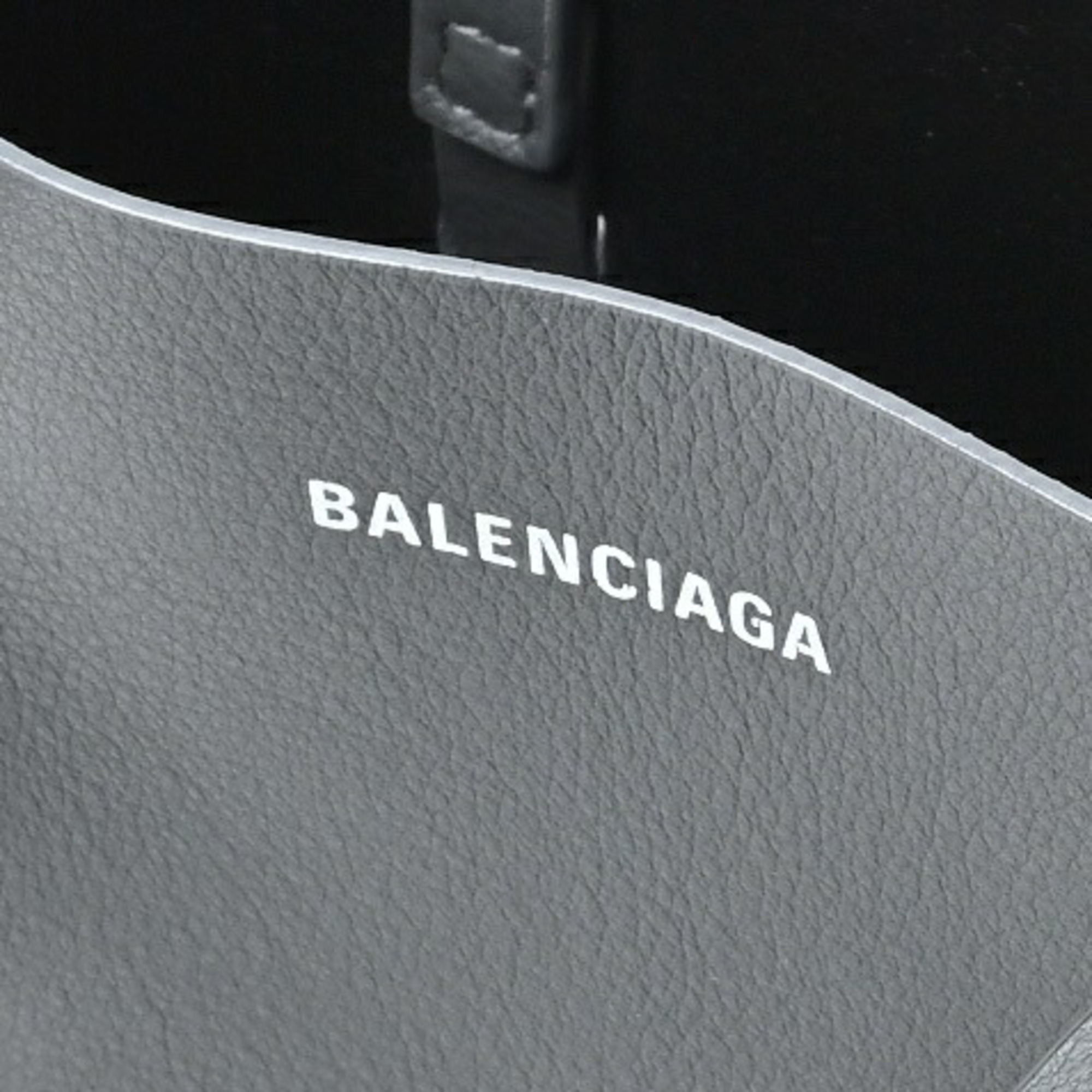 BALENCIAGA Everyday Tote XS 489813 Leather Grey S-155706
