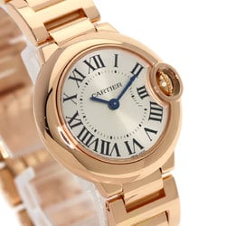 Cartier W69002Z2 Ballon Bleu 28mm Watch K18 Pink Gold K18PG Ladies CARTIER