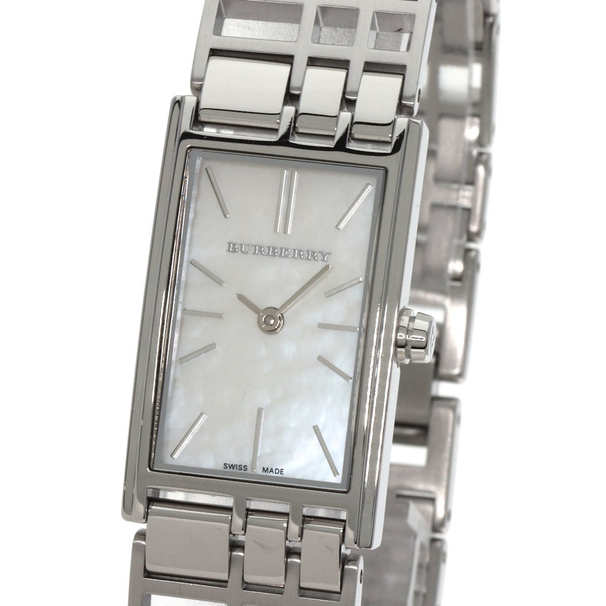 Burberry BU4601 Square Motif Watch Stainless Steel SS Ladies BURBERRY