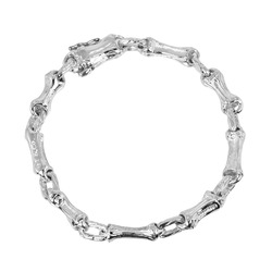 Tiffany & Co. Bamboo Chain Bracelet, 17cm wrist size, 925 silver, approx. 24.1g