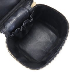 CHANEL Vanity Handbag Caviar Skin 2002 Women's