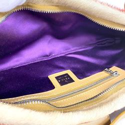 Fendi shoulder bag in beige leather for women
