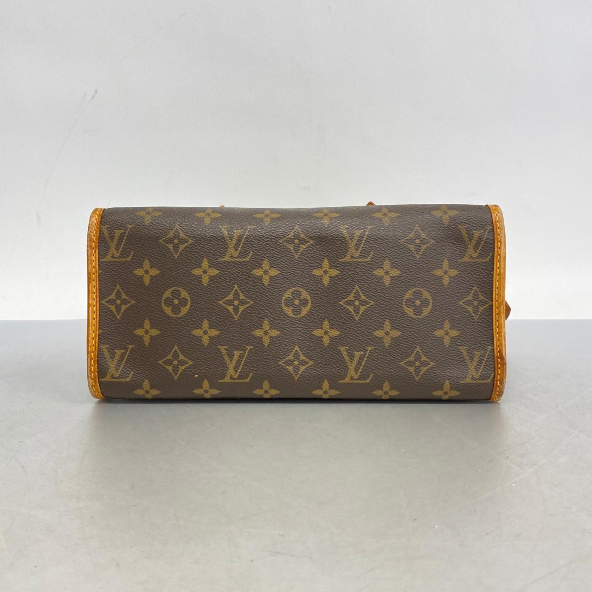 Louis Vuitton Tote Bag Monogram Popincourt M40007 Brown Ladies
