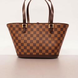 Louis Vuitton Tote Bag Damier Manosque PM N51121 Ebene Women's