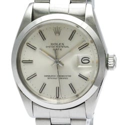 Vintage ROLEX Oyster Perpetual Date 1500 Steel Automatic Mens Watch BF558786