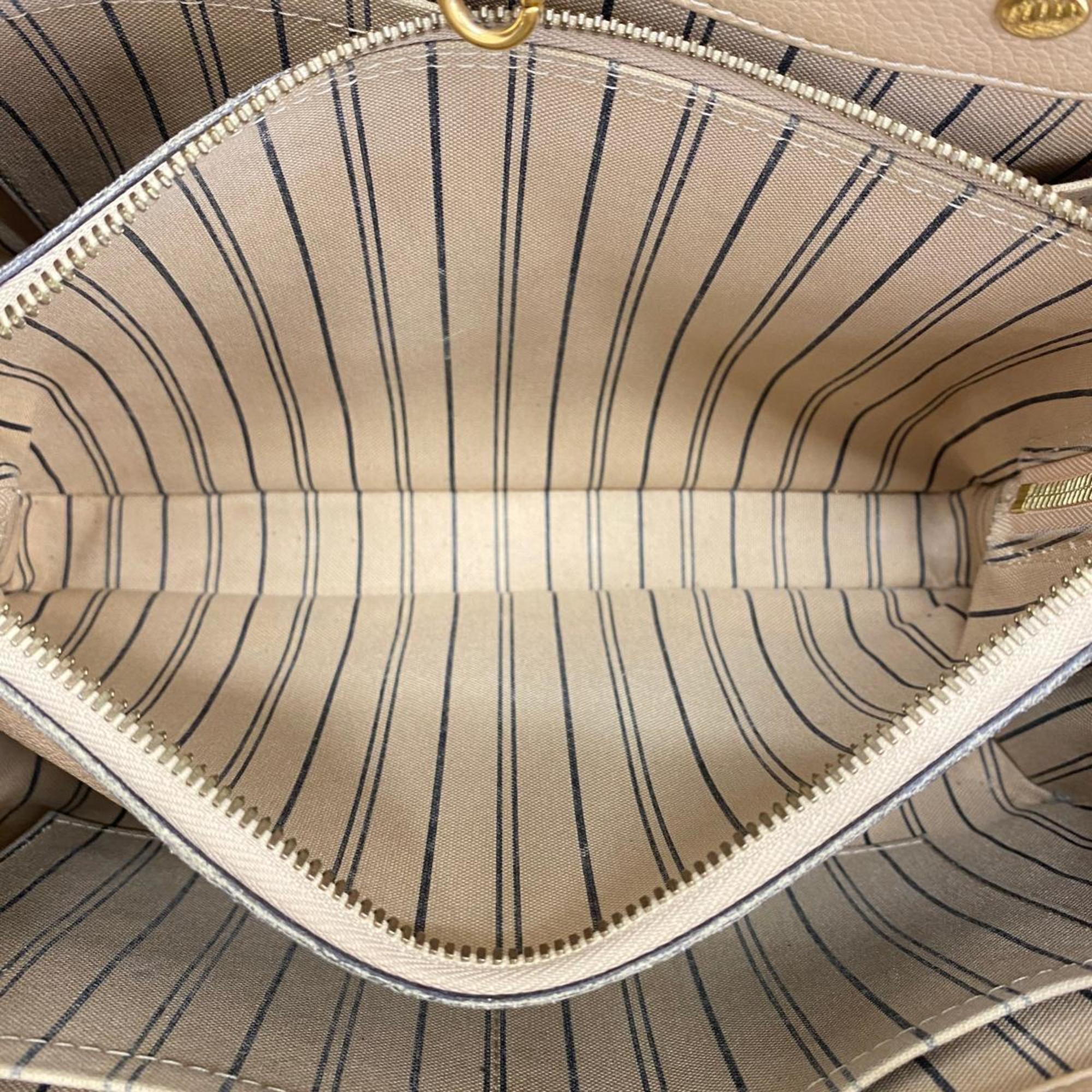 Louis Vuitton Handbag Monogram Empreinte Montaigne MM M41152 Dune Ladies