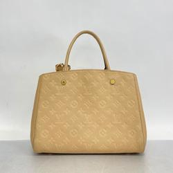 Louis Vuitton Handbag Monogram Empreinte Montaigne MM M41152 Dune Ladies