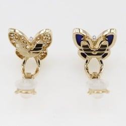 Van Cleef & Arpels De Papillon Earrings VCARP3DO00 K18 Yellow Gold x Diamond Lapis Lazuli Approx. 9.1g dupapillon Women's