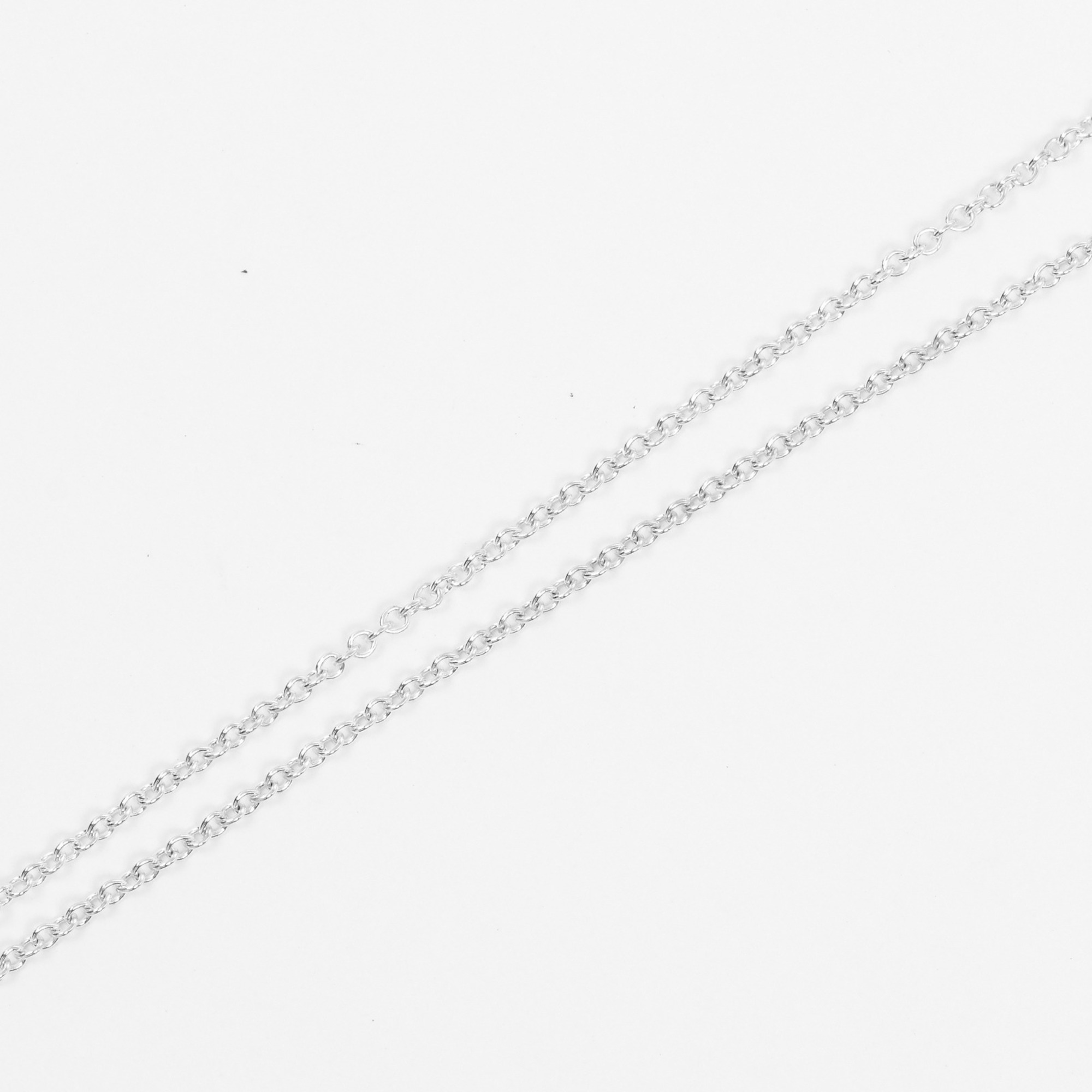 Tiffany & Co. Signature Necklace, 925 Silver, 18K Gold, Approx. 4.9g