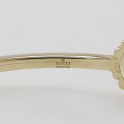 Gucci GG Running Bangle, K18 Yellow Gold x Diamond, Approx. 5.1g, Running, Women's