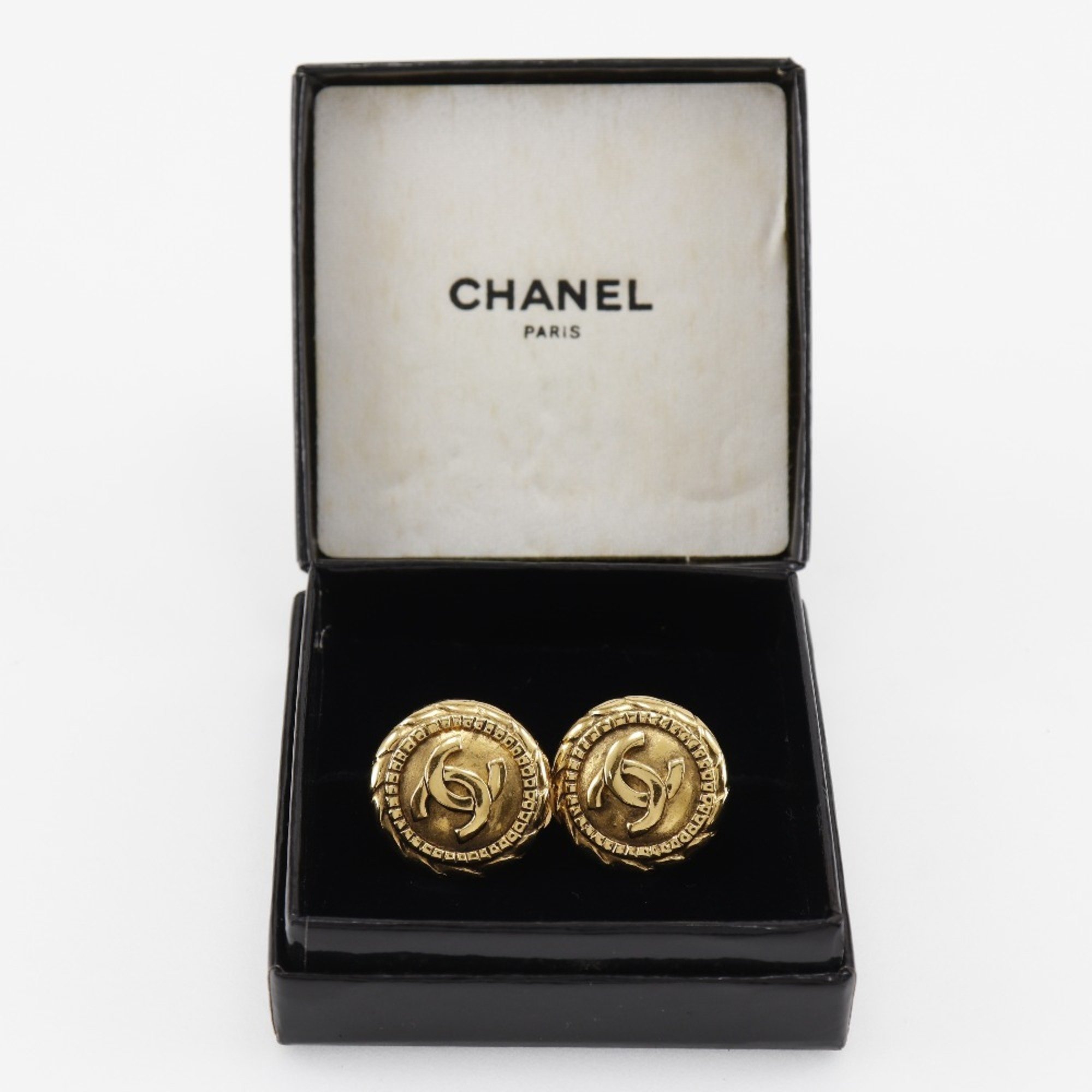 CHANEL Earrings, Gold Plated, 2398, Approx. 17.2g, Women's