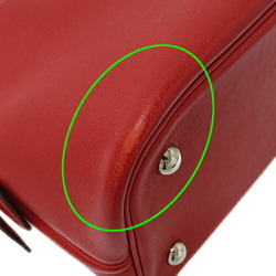 Hermes HERMES Bag Women's Handbag Bolide 1923 Veau Swift Rouge Garance Red □I Engraved