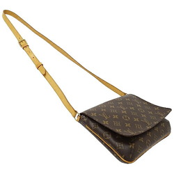 Louis Vuitton LOUIS VUITTON Bag Monogram Women's Shoulder Musette Tango Long M51388 Brown Compact