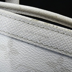 Louis Vuitton LOUIS VUITTON Bag Taigarama Men's Shoulder Leather Gaston Wearable Wallet Antarctica White Gray Black M30935 Compact