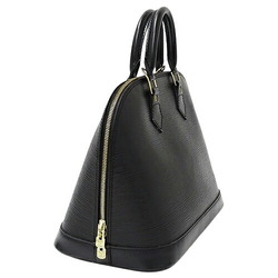 Louis Vuitton Epi Women's Handbag Alma Noir M52142 Black