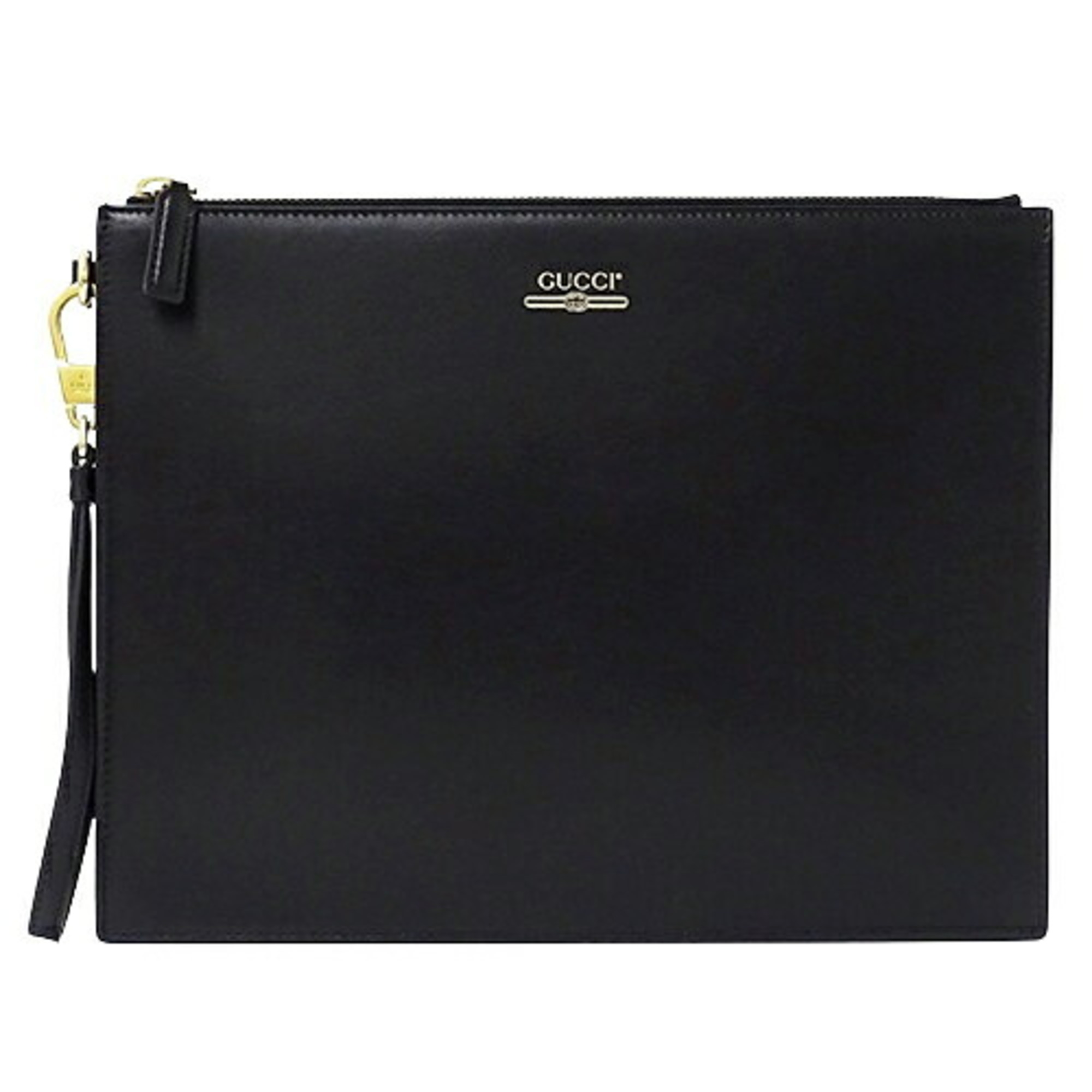 GUCCI Bag Women's Clutch Second Leather Black 547613 Compact