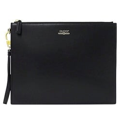 GUCCI Bag Women's Clutch Second Leather Black 547613 Compact