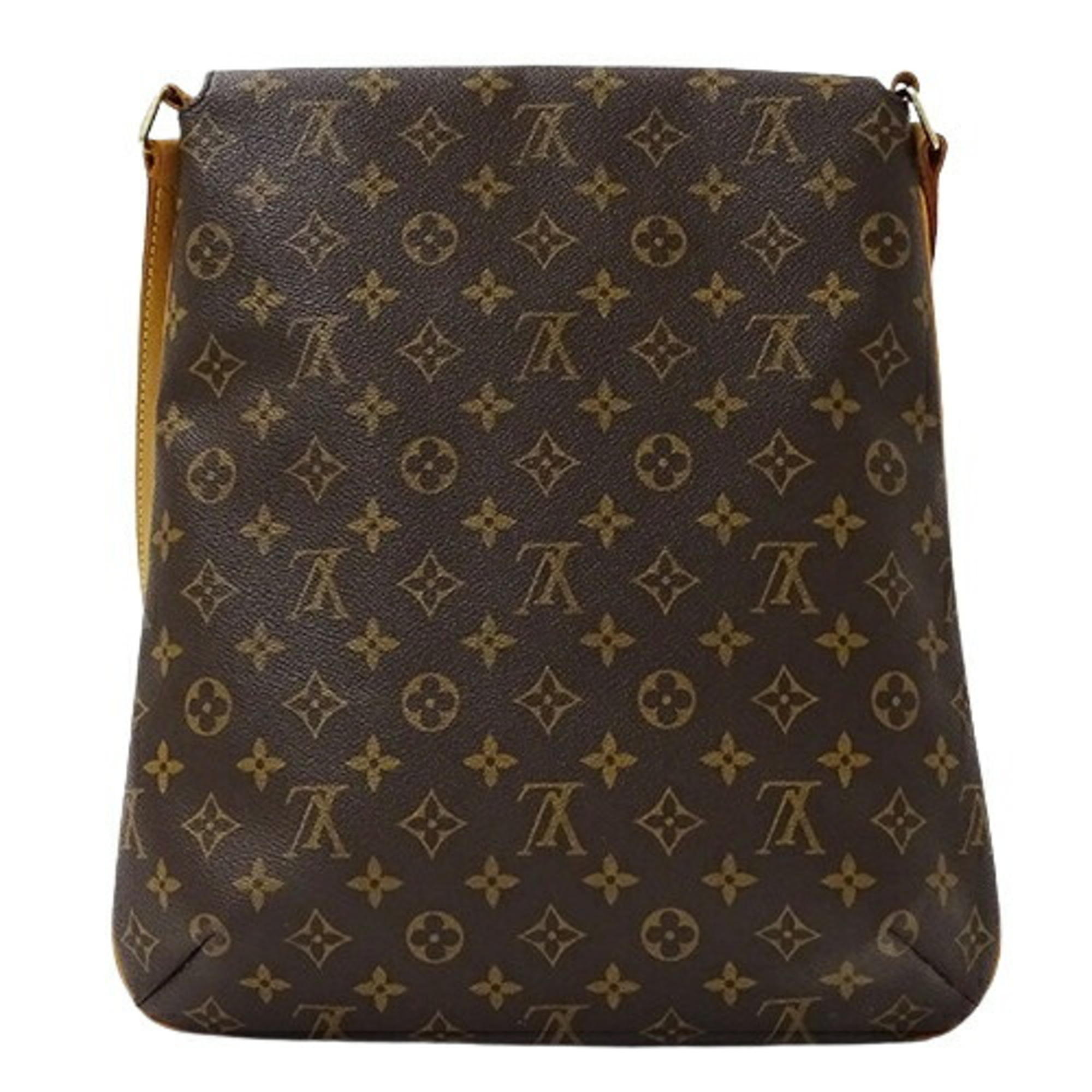 Louis Vuitton LOUIS VUITTON Bag Monogram Women's Shoulder Musette M51256 Brown