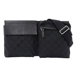 GUCCI Bags for Women and Men, Body Bags, Waist GG Canvas, Black, 285866, Compact