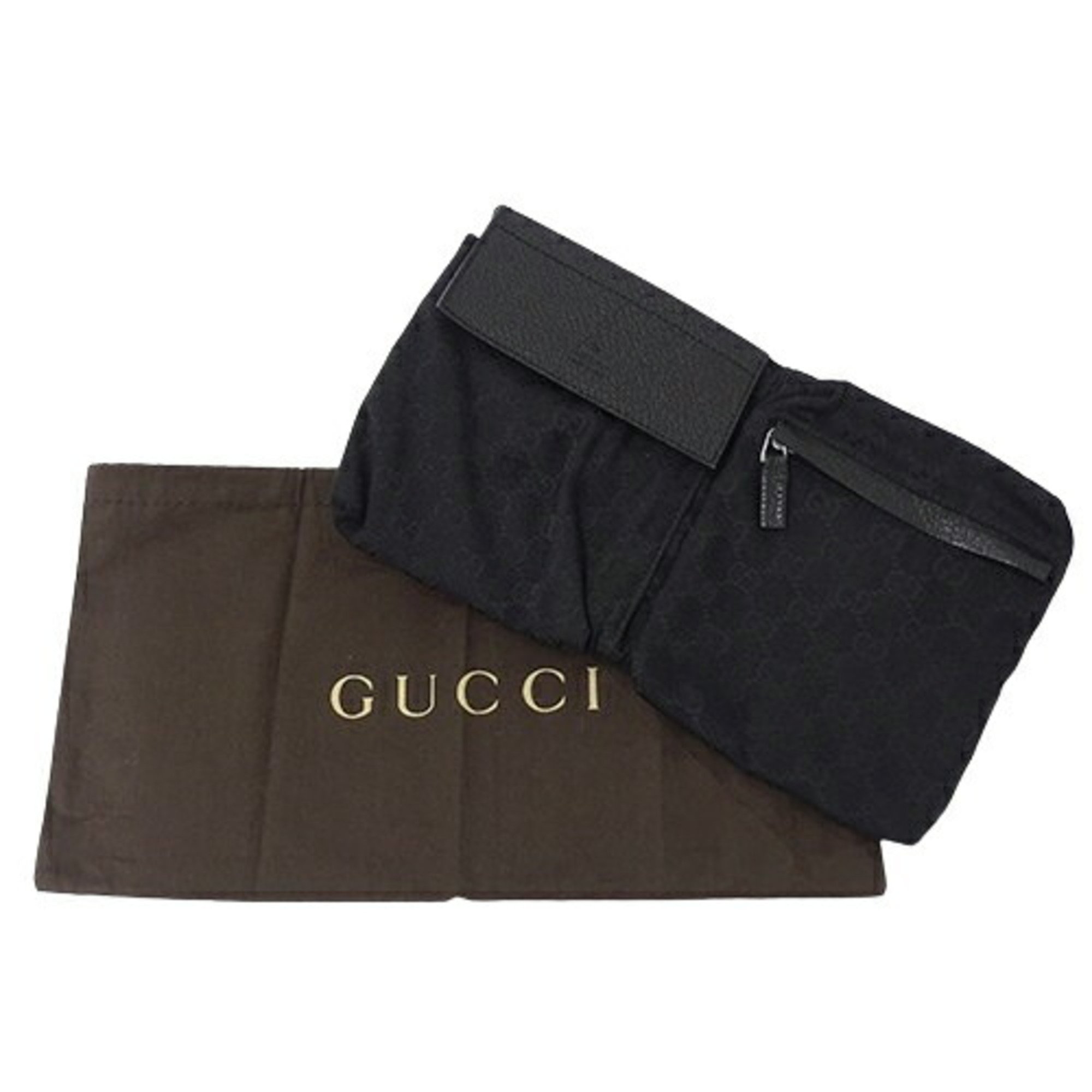 GUCCI Bags for Women and Men, Body Bags, Waist GG Canvas, Black, 285866, Compact