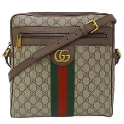 Gucci GUCCI Bag Men's Ophidia Shoulder GG Supreme Brown 547934 Outing