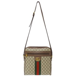 Gucci GUCCI Bag Men's Ophidia Shoulder GG Supreme Brown 547934 Outing