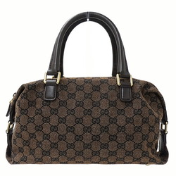 Gucci GUCCI Bag Women's GG Canvas Handbag Brown 272375 Outing