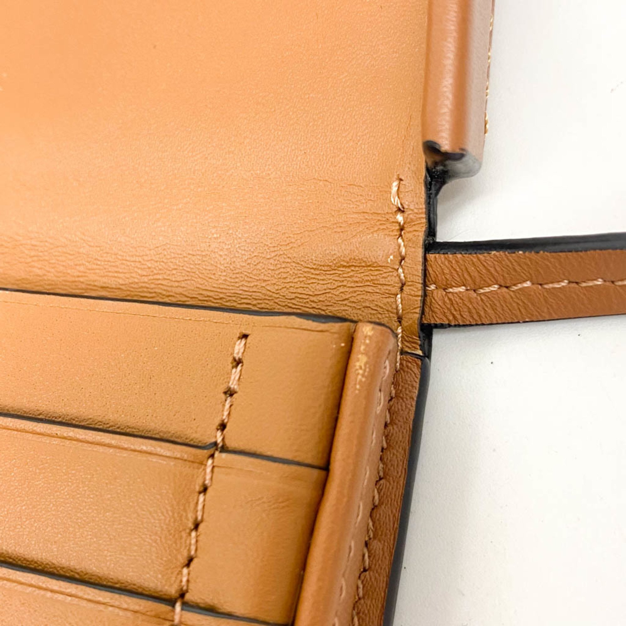 Loewe HEEL POUCH SMALL Women's Leather Shoulder Bag Brown