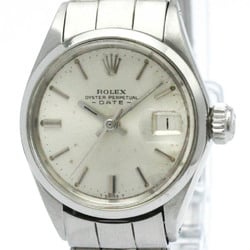 Vintage ROLEX Oyster Perpetual Date 6516 Steel Automatic Ladies Watch BF571735