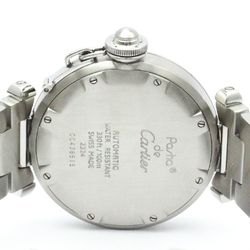 Polished CARTIER Pasha C Steel Automatic Unisex Watch W31024M7 BF571745