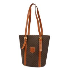 Celine Tote Bag Macadam Brown Women's